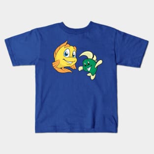 Freddi Fish & Flounder Tee Kids T-Shirt